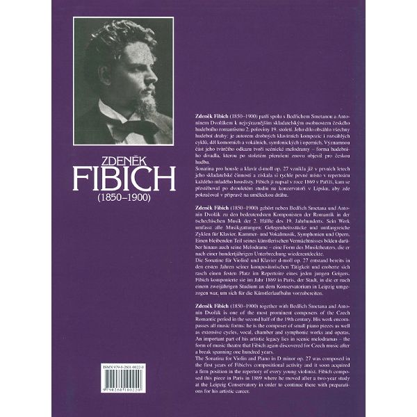 Bärenreiter Fibich Sonatine op. 27