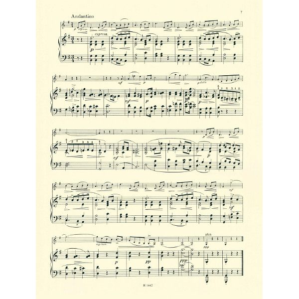 Bärenreiter Fibich Sonatine op. 27