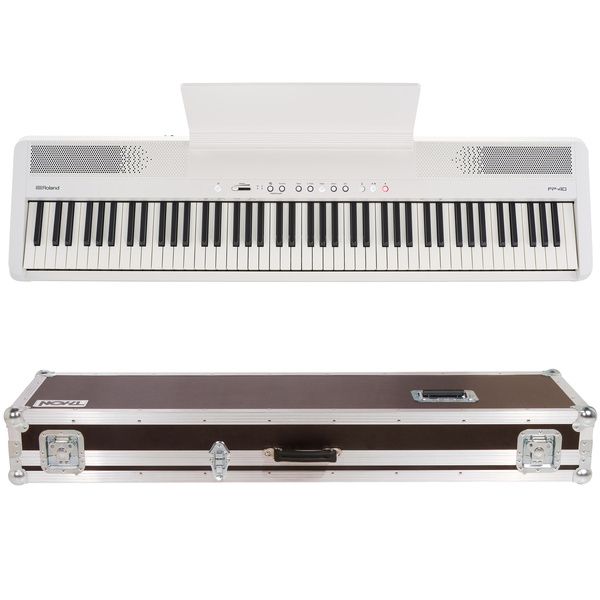 Roland FP-40 WH Case Bundle