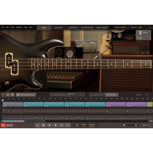 Toontrack EBX Session Legend