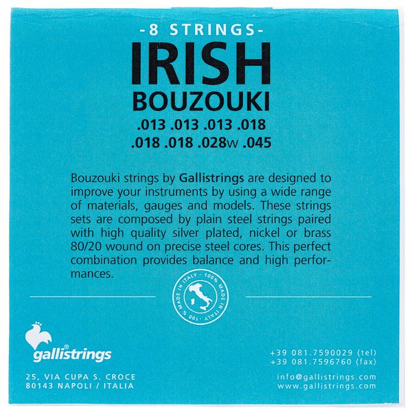 Galli Strings BP100 Irish Bouzouki Strings