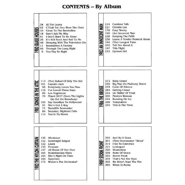 Hal Leonard Billy Joel Complete 2