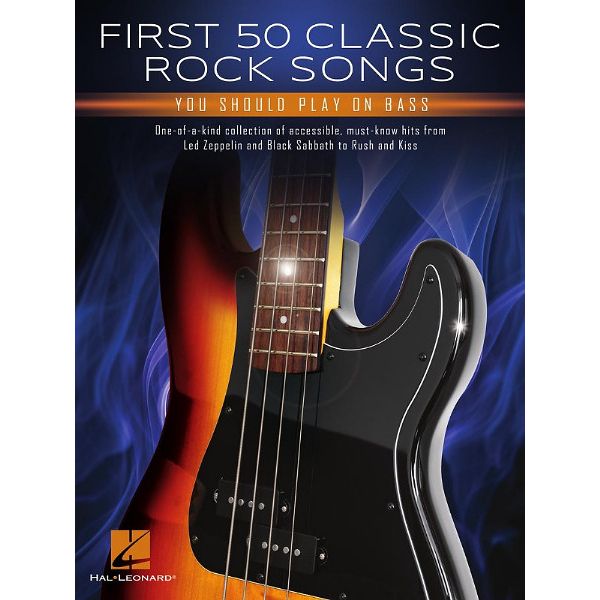 Hal Leonard First 50 Classic Rock Bass