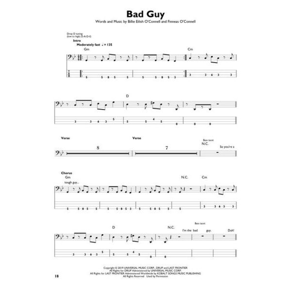 Hal Leonard Really Easy Songs For Bass