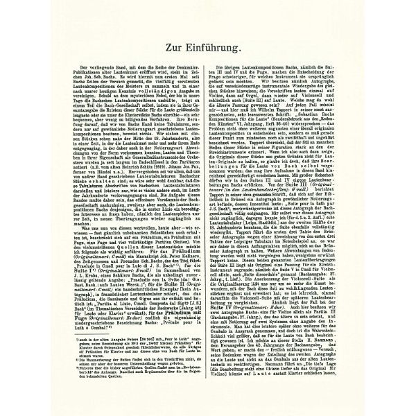 Möseler Verlag Bach Kompositionen Laute