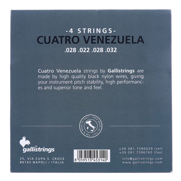 Galli Strings FG016 Cuatro Venezuela Strings