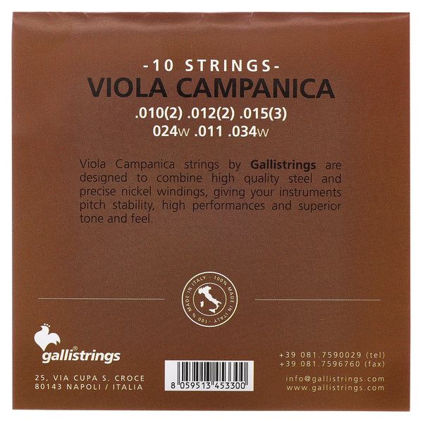 Galli Strings FG010 Viola Campanica Strings