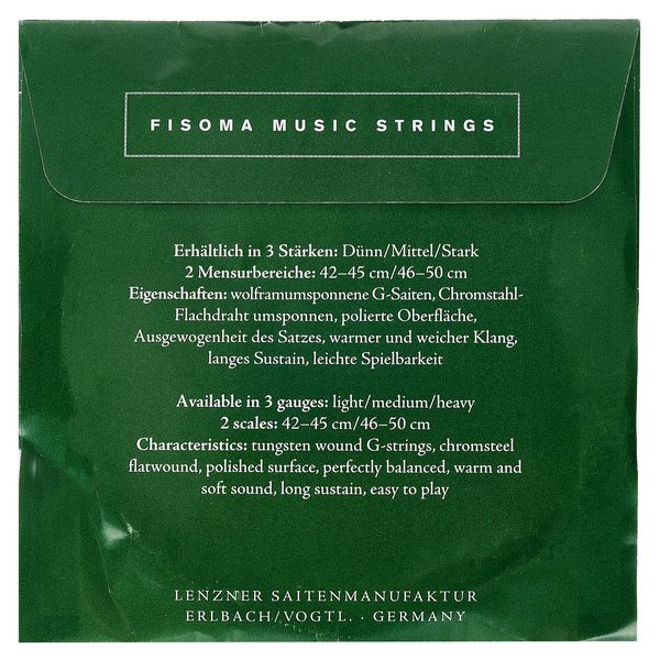 Fisoma F3154M Mandola G-Strings 46/50