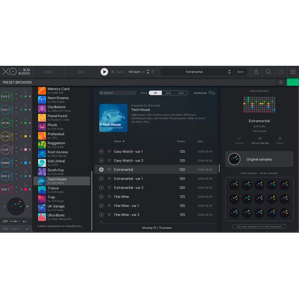 XLN Audio XO Expansion - Tech House