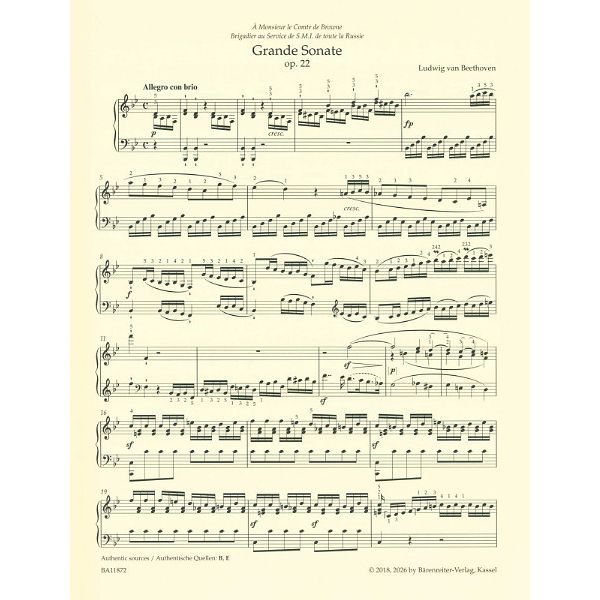 Bärenreiter Beethoven Sämtliche Sonaten II