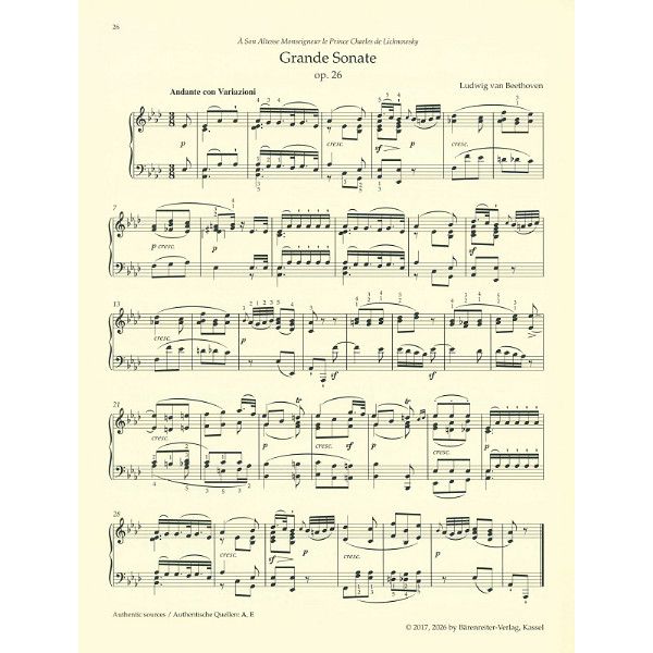 Bärenreiter Beethoven Sämtliche Sonaten II