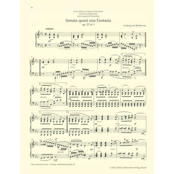 Bärenreiter Beethoven Sämtliche Sonaten II