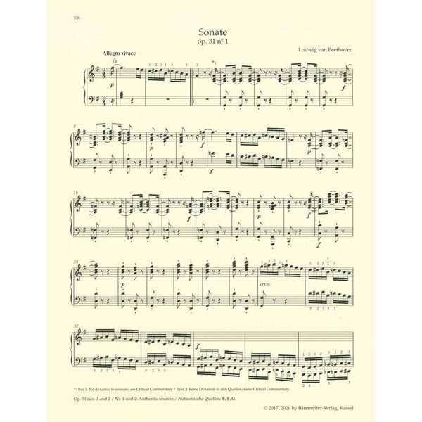 Bärenreiter Beethoven Sämtliche Sonaten II