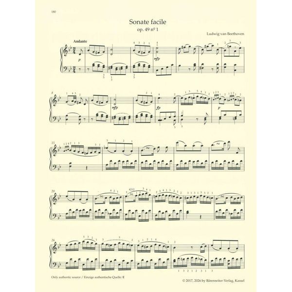 Bärenreiter Beethoven Sämtliche Sonaten II