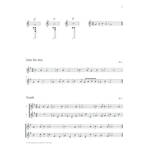 Schott Tenorblockflötenbuch