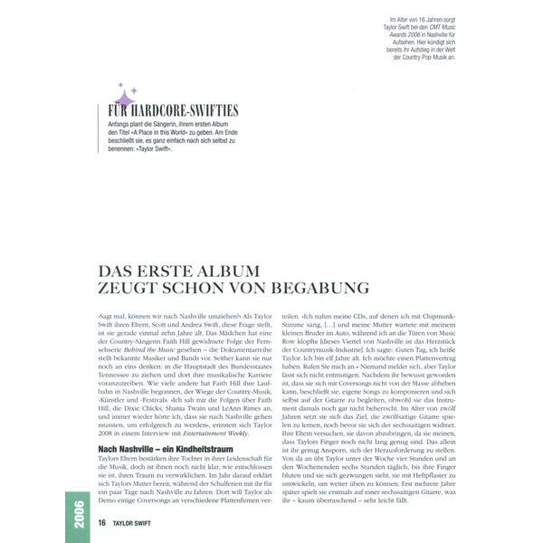 Delius Klasing Verlag Taylor Swift Alle Songs