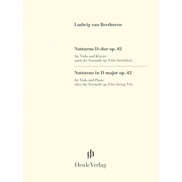 Henle Verlag Beethoven Notturno D-Dur Viola