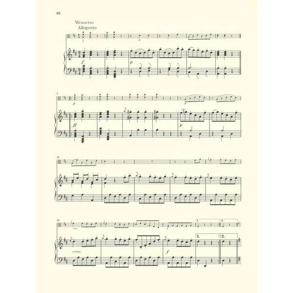 Henle Verlag Beethoven Notturno D-Dur Viola