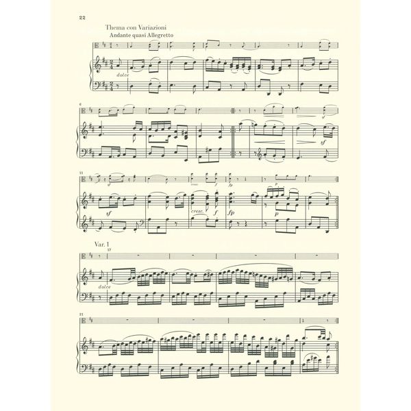 Henle Verlag Beethoven Notturno D-Dur Viola