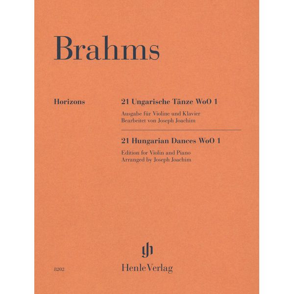 Henle Verlag Brahms 21 Ungarische Tänze