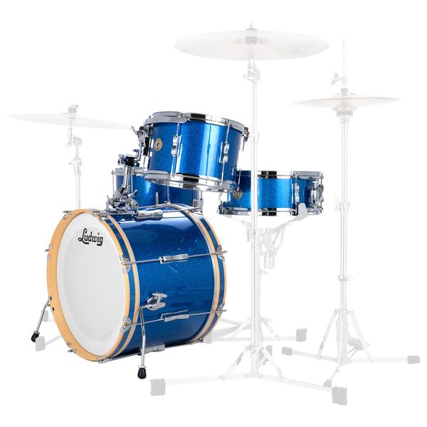 Ludwig Continental Club 22" Blue Spkl