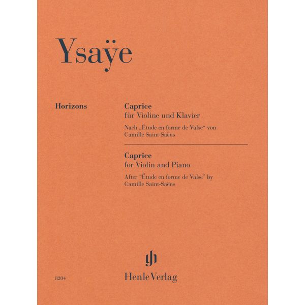 Henle Verlag Ysaÿe Caprice