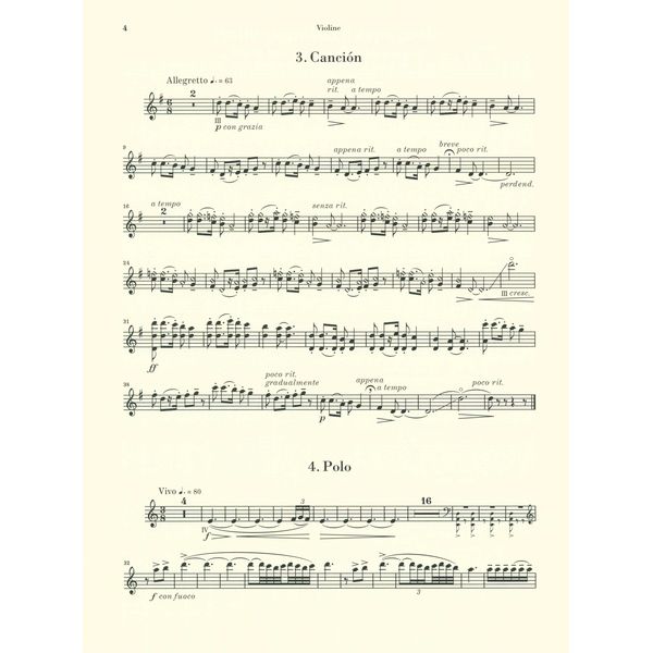 Henle Verlag Falla / Kochanski Suite