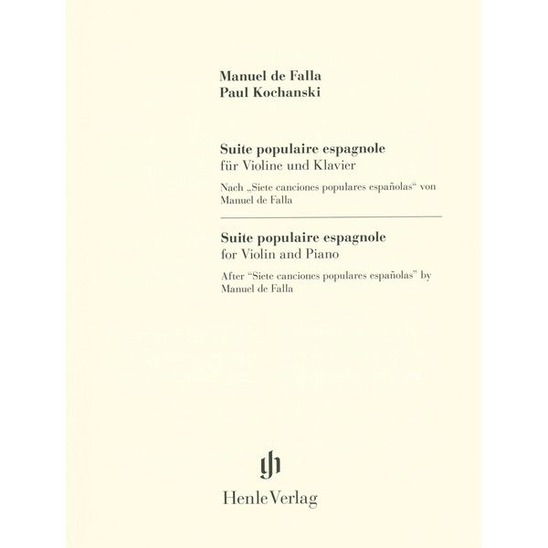 Henle Verlag Falla / Kochanski Suite