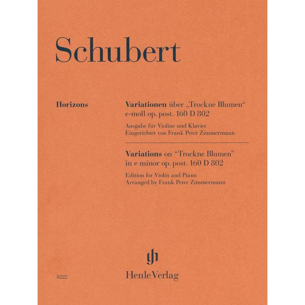 Henle Verlag Schubert Trockne Blumen