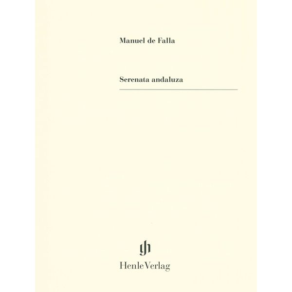 Henle Verlag Falla Serenata andaluza