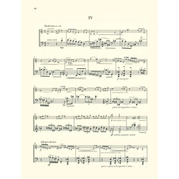 Henle Verlag Schulhoff Duo Violine/Cello