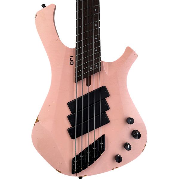 Mayones Guitars Ori Enji 5 Soft Pink Relic
