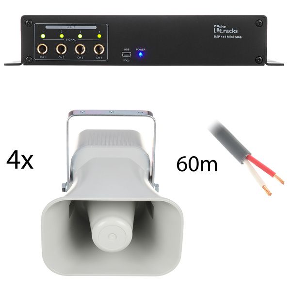 Syrincs Arena Bundle L 4 Ohms DSP Grey