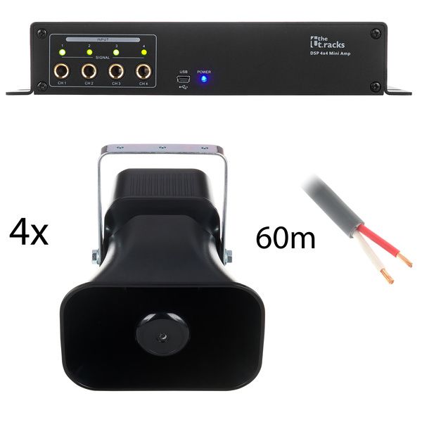 Syrincs Arena Bundle L 4 Ohm DSP Black