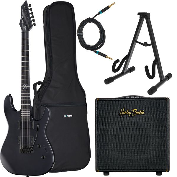 Harley Benton HWY-25BKS DNAFX AmP15 Set