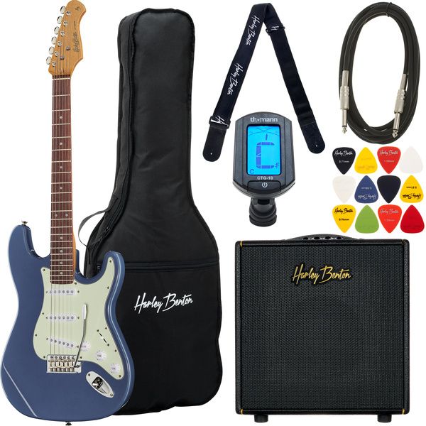 Harley Benton ST-62CC LPB DNAFX AmP15 Set