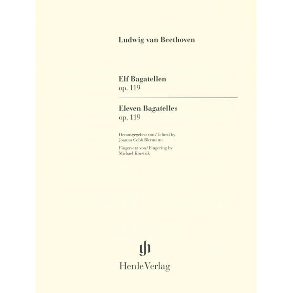 Henle Verlag Beethoven Elf Bagatellen