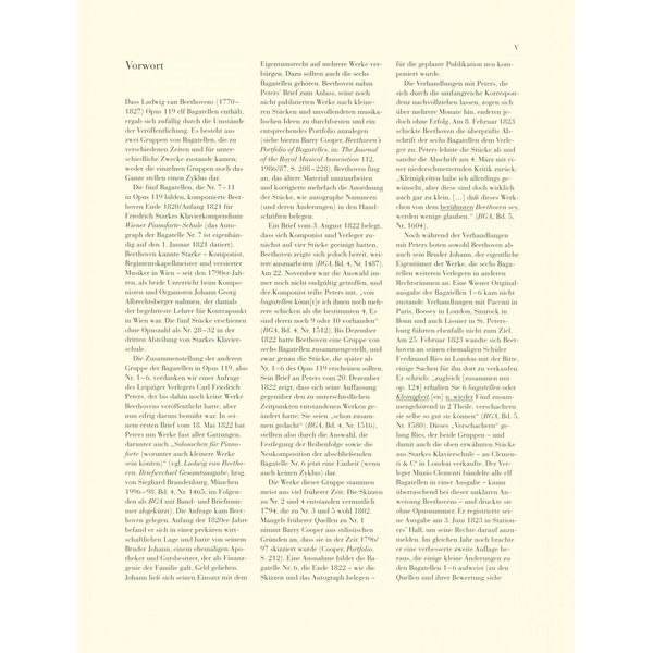 Henle Verlag Beethoven Elf Bagatellen