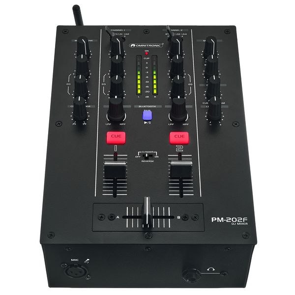 Omnitronic PM-202F Headphone Bundle