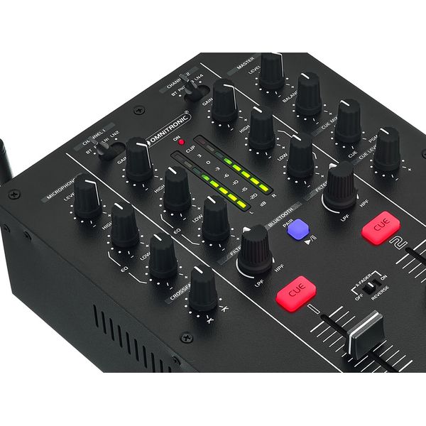 Omnitronic PM-202F Headphone Bundle