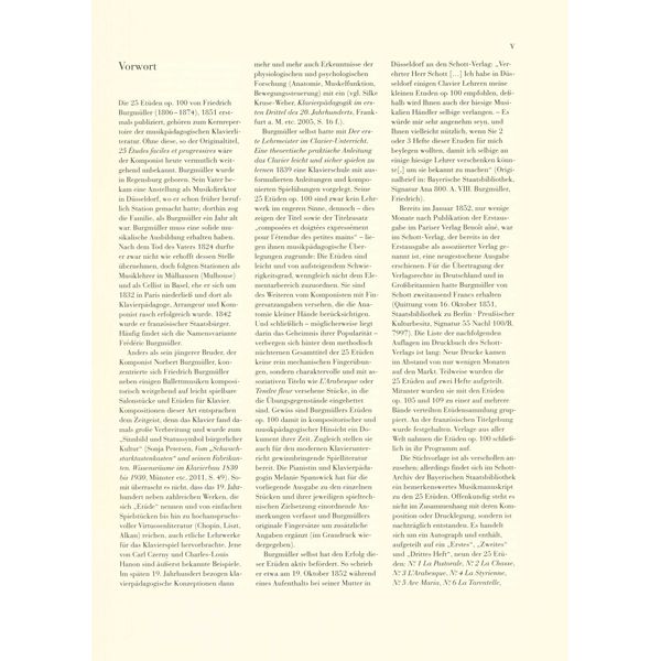Henle Verlag Burgmüller 25 Etüden
