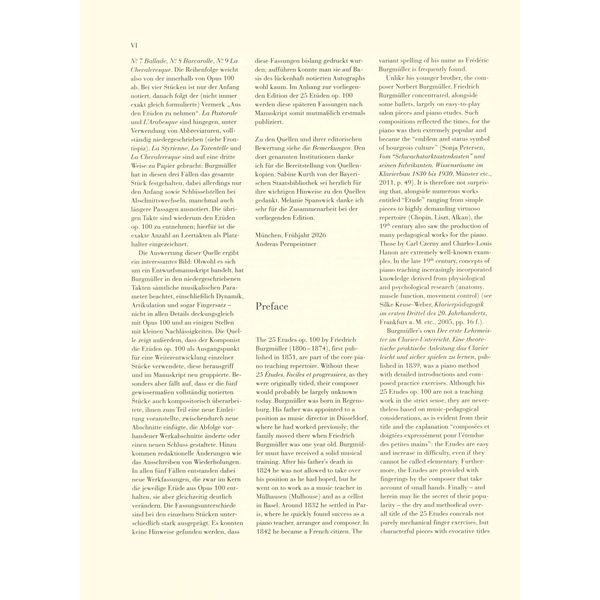 Henle Verlag Burgmüller 25 Etüden