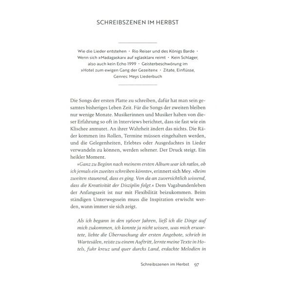 Reclam Verlag Ich singe um mein Leben