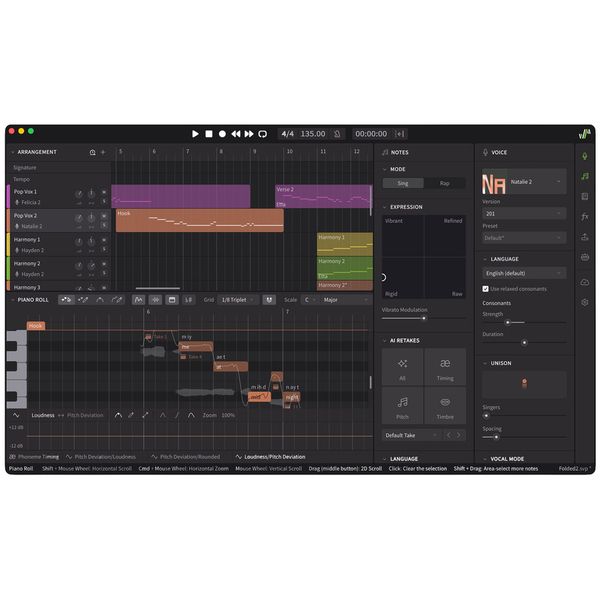 Dreamtonics SynthV Studio 2 Pro + 3 Voices