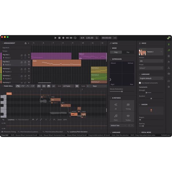 Dreamtonics SynthV Studio 2 Pro + 6 Voices