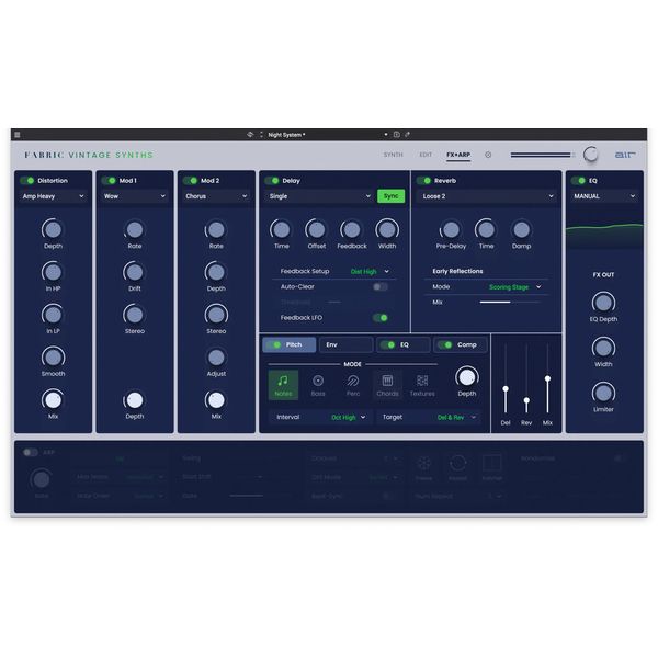AIR Music Technology Fabric Vintage Andromeda