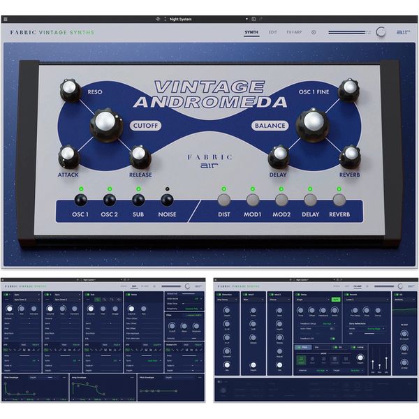 AIR Music Technology Fabric Vintage Andromeda