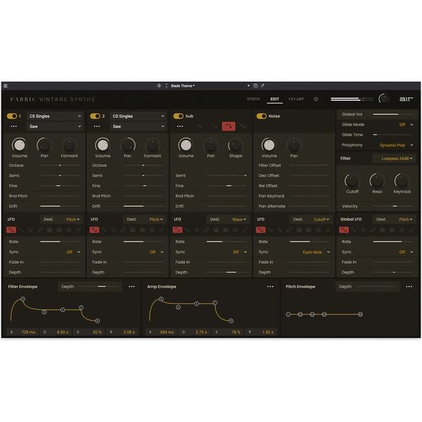 AIR Music Technology Fabric Vintage CS