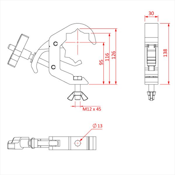 Doughty IP586200 Pre-Rig Trigger Clamp