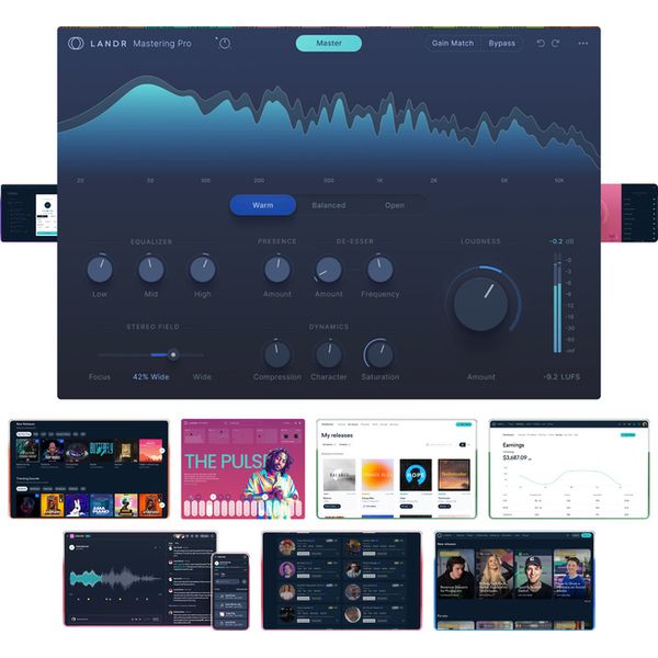 LANDR Studio Pro 1 Year